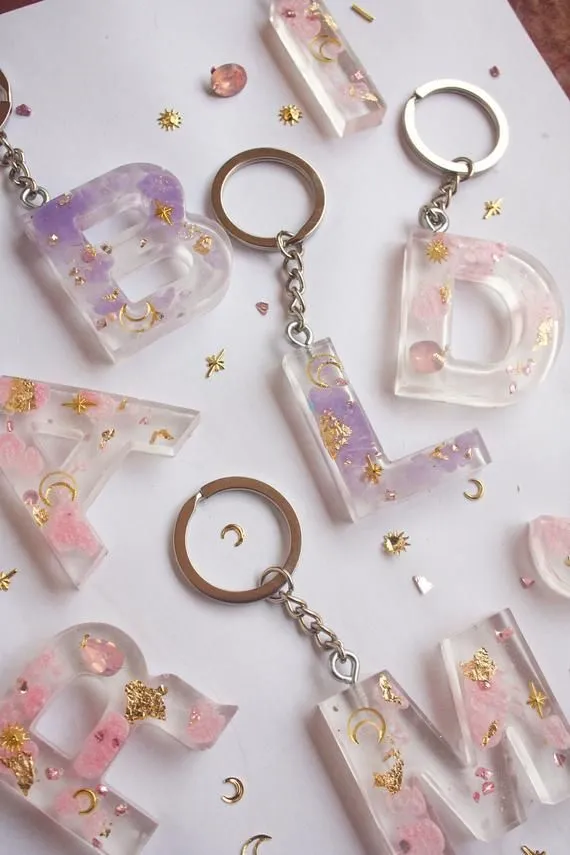 Alphabet keychains